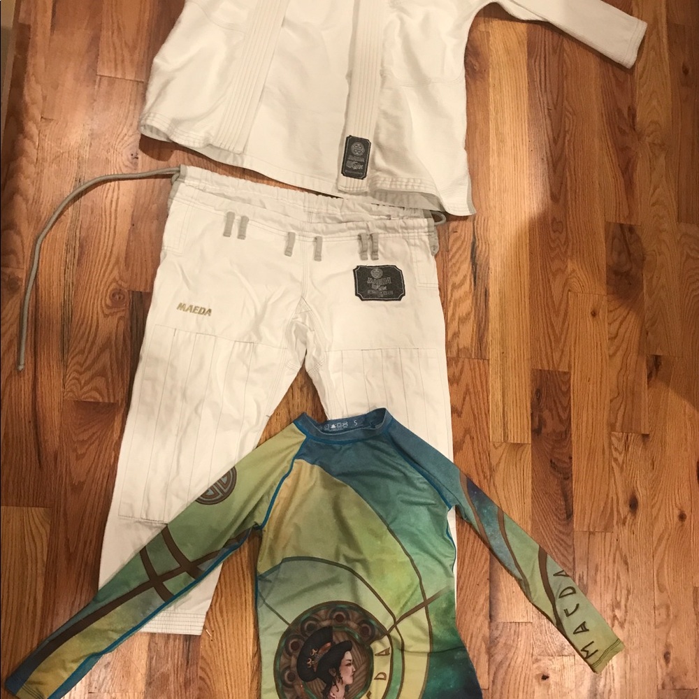 F1 BJJ Jiu Jitsu GI with rashguard